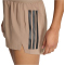 adidas Hyperglam 3-Streifen Woven Trainingsshorts Damen KQ5196 - chalky brown L
