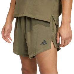 adidas D4T Workout French Terry Trainingsshorts Herren KA7336 - olive strata M/5"