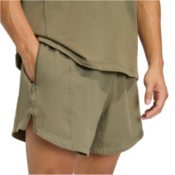 adidas D4T Workout French Terry Trainingsshorts Herren KA7336 - olive strata M/5"