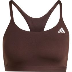 adidas Optime Essentials Workout Light Support Sport-BH Damen KC7710 - aurora coffee S
