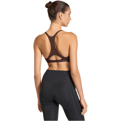 adidas Optime Essentials Workout Light Support Sport-BH Damen KC7710 - aurora coffee S