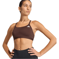 adidas Optime Essentials Workout Light Support Sport-BH Damen KC7710 - aurora coffee S