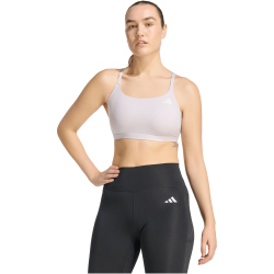 adidas Optime Essentials Workout Light Support Sport-BH Damen KA4716 - ice purple XS