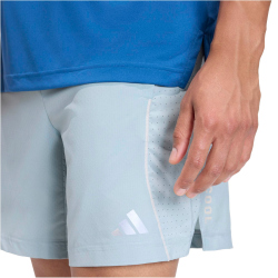 adidas Tech Apparel Climacool Trainingsshorts Herren KF3375 - wonder sage/wonder alumina/reflective silver S/7"