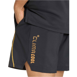 adidas Tech Apparel Climacool Trainingsshorts Herren KE4862 - black/lucid tangerine/reflective silver M/5"
