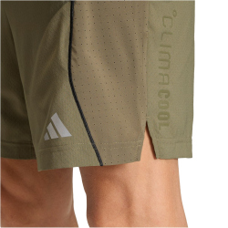 adidas Tech Apparel Climacool Trainingsshorts Herren KE4861 - olive strata/reflective silver S/7"