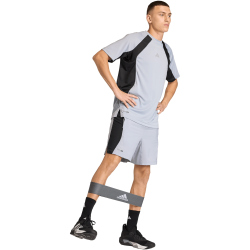 adidas Tech Apparel Climacool Trainingsshorts Herren KE4860 - halo silver/black/reflective silver XS/7"