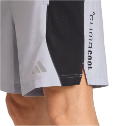 adidas Tech Apparel Climacool Trainingsshorts Herren KE4860 - halo silver/black/reflective silver XS/7"