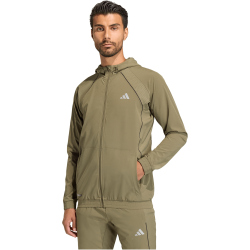 adidas Tech Apparel Trainingsjacke Herren KC7874 - olive strata S