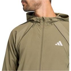 adidas Tech Apparel Trainingsjacke Herren KC7874 - olive strata S