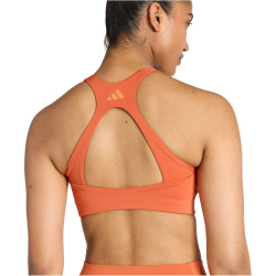 adidas Optime Workout 3-Streifen Mid Support Sport-BH...