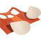 adidas Optime Workout 3-Streifen Mid Support Sport-BH Damen KD1527 - fox orange/fox orange S