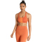 adidas Optime Workout 3-Streifen Mid Support Sport-BH Damen KD1527 - fox orange/fox orange S