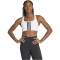 adidas Optime Workout 3-Streifen Mid Support Sport-BH Damen KA0103 - white/black S