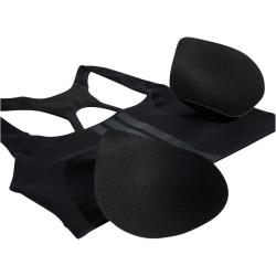 adidas Optime Workout 3-Streifen Mid Support Sport-BH...