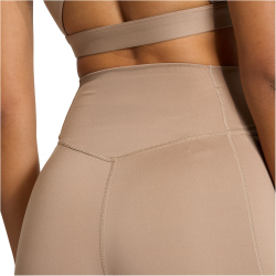 adidas Optime Essentials Stash Pocket 7" kurze Leggings Damen JZ0830 - chalky brown M