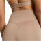 adidas Optime Essentials Stash Pocket 7" kurze Leggings Damen JZ0830 - chalky brown M