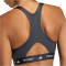 adidas Techfit Workout Color Block Mid Support Sport-BH Damen JY8357 - black/carbon XS