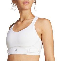 adidas FastImpact Luxe Run High Support Sport-BH Damen IM7706 - white XS A-B