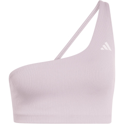 adidas Optime Workout Rib One Shoulder Light Support Sport-BH Damen KA0180 - preloved fig L