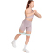 adidas Optime Workout Rib One Shoulder Light Support Sport-BH Damen KA0180 - preloved fig L