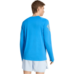 adidas Adi365 Running Iconic langarm Laufshirt Herren KE6834 - ray blue M
