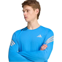 adidas Adi365 Running Iconic langarm Laufshirt Herren KE6834 - ray blue M