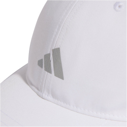 adidas Running Essential Climacool 6 Panel Baseball Cap JZ0507 - white/reflective silver 58 - 60 cm