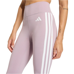 adidas Optime Essentials Workout 3-Streifen 3/4-Leggings Damen KE9819 - preloved fig/white M