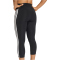 adidas Optime Essentials Workout 3-Streifen 3/4-Leggings Damen KE6062 - black/white XS