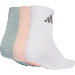 3er Pack adidas Cushioned Sportswear Ankle Socken KG3654 - blush pink/white/wonder sage 37-39