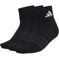 3er Pack adidas Cushioned Sportswear Ankle Socken KC9633 - black/black/white 46-48