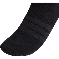 3er Pack adidas Cushioned Sportswear Ankle Socken KC9633 - black/black/white 46-48