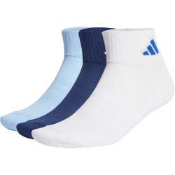 3er Pack adidas Cushioned Sportswear Ankle Socken KC9632 - dark blue/white/glow blue 37-39
