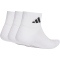 3er Pack adidas Cushioned Sportswear Ankle Socken JZ0523 - white/white/black 34-36