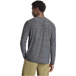 adidas Workout Essentials Flex Langarmshirt Herren KD2861 - black melange M