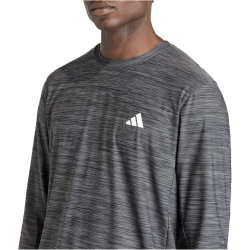 adidas Workout Essentials Flex Langarmshirt Herren KD2861 - black melange M