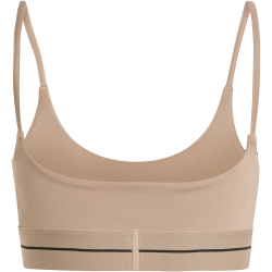 adidas Hyperglam 3-Streifen Light Support Sport-BH Damen KQ5194 - chalky brown XXS