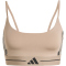 adidas Hyperglam 3-Streifen Light Support Sport-BH Damen KQ5194 - chalky brown XS