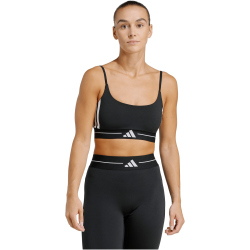 adidas Hyperglam 3-Streifen Light Support Sport-BH Damen KB3683 - black S
