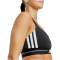 adidas Hyperglam 3-Streifen Light Support Sport-BH Damen KB3683 - black S