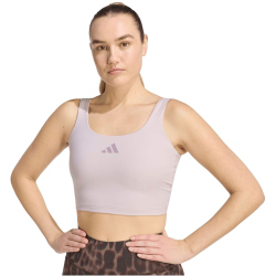 adidas Optime Workout Low Support Sport-BH Damen KD2227 - ice purple M