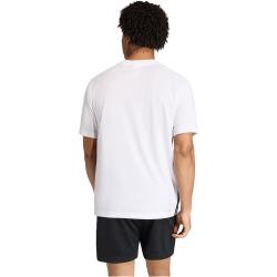 adidas Workout Essentials Feelready 3-Streifen Trainingsshirt Herren KD0606 - white/black S