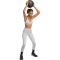 adidas Optime Essentials Workout Shine Light Support Sport-BH Damen KF4604 - grey two XXS