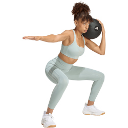 adidas Optime Workout 3-Streifen 7/8-Leggings Damen KB0487 - wonder sage S