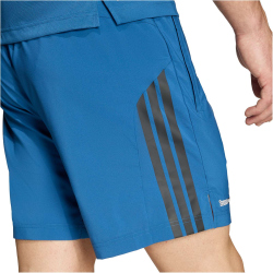 adidas Tech Essentials Workout 3 Streifen Trainingsshorts Herren KF3291 - dusky petrol S/7"