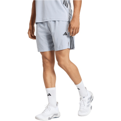 adidas Tech Essentials Workout 3 Streifen Trainingsshorts Herren KE9872 - halo silver M/7"