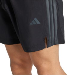 adidas Tech Essentials Workout 3 Streifen Trainingsshorts Herren KE9870 - black M/7"