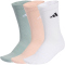 3er Pack adidas Cushioned Sportswear Crew Socken KF4553 - blush pink/white/wonder sage 46-48