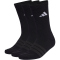 3er Pack adidas Cushioned Sportswear Crew Socken KC9626 - black/black/white 34-36